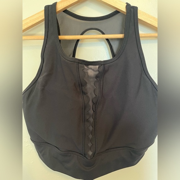 Calia By Carrie Underwood Black Sports Bra with Mesh Detail - Picture 4 of 8